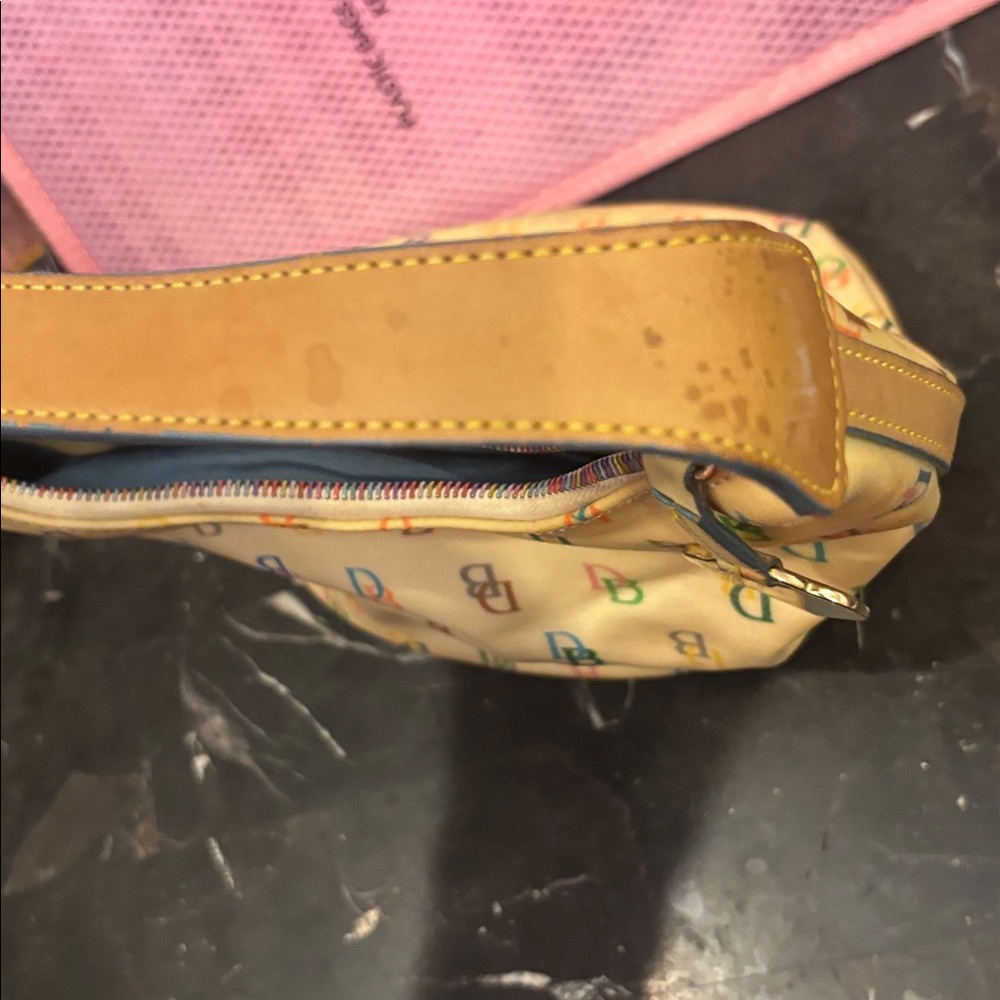 Dooney & Bourke Multicolor Logo Shoulder Bag - Picture 7 of 9